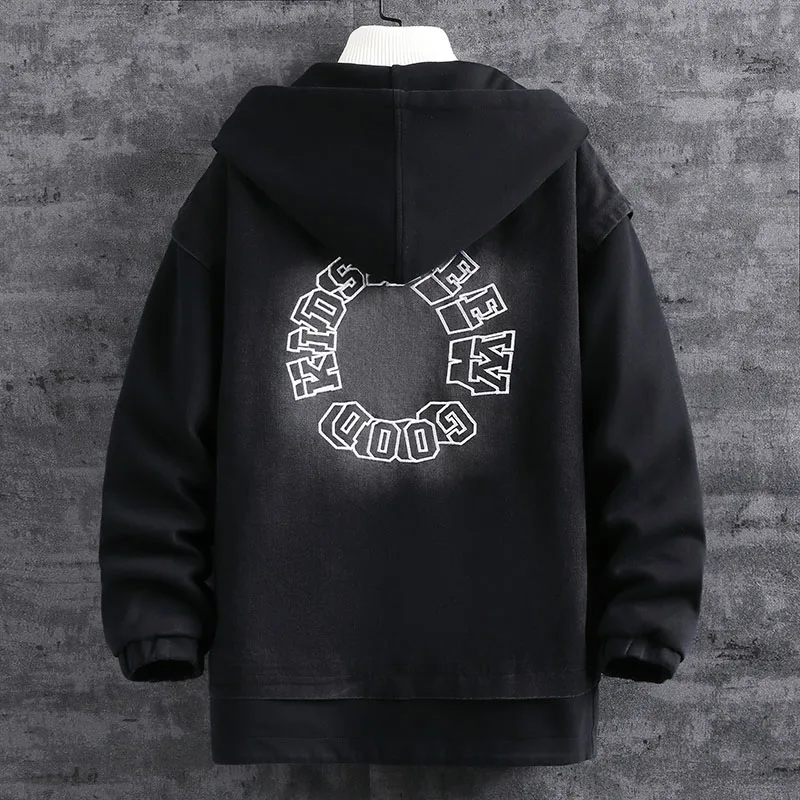 Black Jeans Jacket For Men Jacket Print Men Casual Fashion Jacket Coats Streetwear Casual Windbreaker Overcoat Bomber Outwear
Black Jeans Jacket For Men Jacket Print Men Casual Fashion Jacket Coats Streetwear Casual Windbreaker Overcoat Bomber Outwear