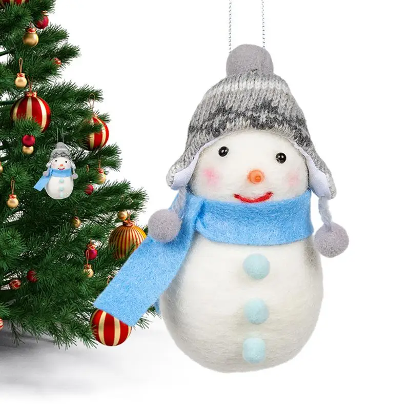 Christmas Tree Snowman Ornaments durable Felt Fabric Pendant Creative portable Tree Decoration figurne for Home Decoration
Christmas Tree Snowman Ornaments durable Felt Fabric Pendant Creative portable Tree Decoration figurne for Home Decoration