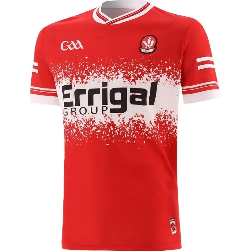 2024 Derry GAA Домашняя футболка мужская футболка для регби Размер: S-5XL (имя и номер на заказ) 
2024 Derry GAA Домашняя футболка мужская футболка для регби Размер: S-5XL (имя и номер на заказ)