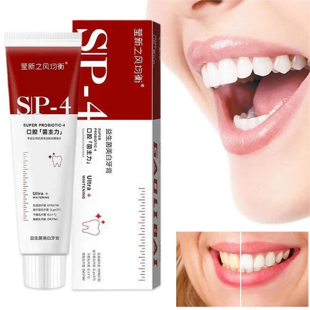 120g Teeth Whitening Toothpaste Removing Tooth Stains Plaque Stains Refreshing Breath Press Type Toothpaste Dental Care
120g Teeth Whitening Toothpaste Removing Tooth Stains Plaque Stains Refreshing Breath Press Type Toothpaste Dental Care