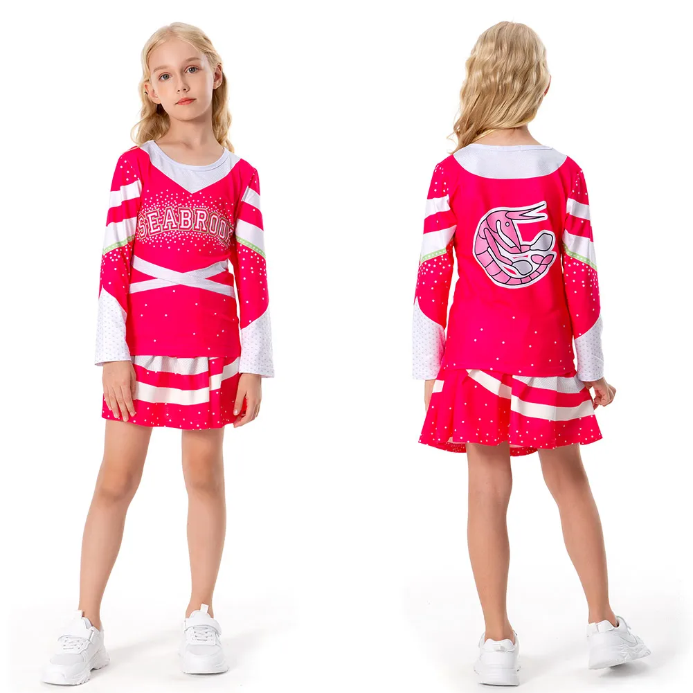 Kids Girls Zombies 3 Cheerleader Cosplay Costume Dress Outfits Halloween Carnival Suit 
Kids Girls Zombies 3 Cheerleader Cosplay Costume Dress Outfits Halloween Carnival Suit