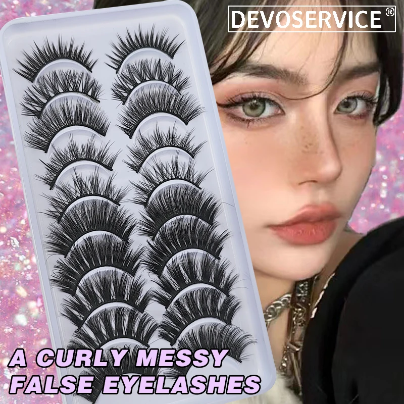 DEVOSERVICE 10 Pairs Mink Lashes Wholesale Russian Stripe Lashes Fluffy Soft Nature False Eyelashes Korean Makeup Free Shipping
DEVOSERVICE 10 Pairs Mink Lashes Wholesale Russian Stripe Lashes Fluffy Soft Nature False Eyelashes Korean Makeup Free Shipping