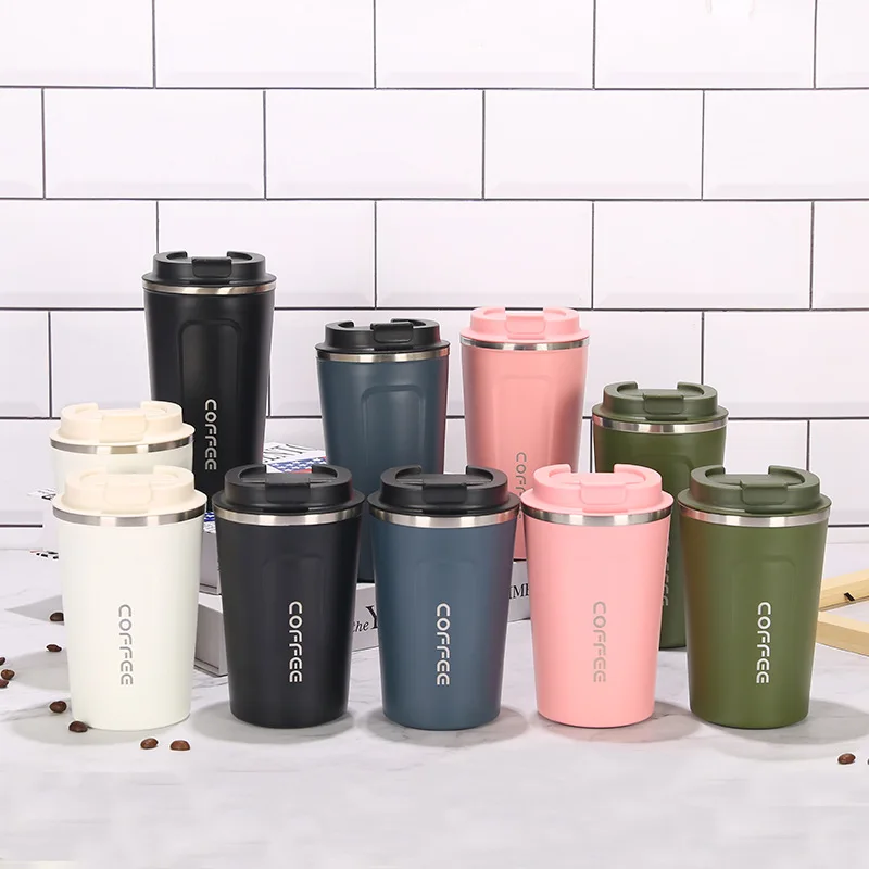 

Simple Korean style vacuum stainless steel thermos cup for men and women portable second generation coffee cup Christmas gift