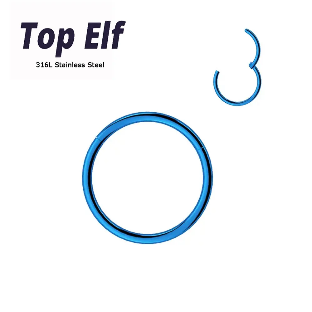 Wholesale 316L Stainless Steel Hoop Earring Nose Ring For Women Lip Ear Hoop Punk Basic Nose Accessories Wholesale 316L Stainless Steel Hoop Earring Nose Ring For Women Lip Ear Hoop Punk Basic Nose Accessories