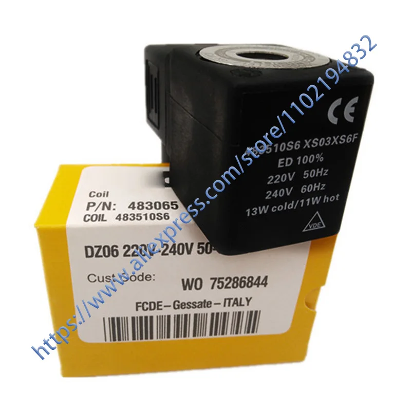 Brand new original 483510S6 XS03XS6F solenoid valve coil 220v 50HZ 240 60HZ 9W fast delivery
Brand new original 483510S6 XS03XS6F solenoid valve coil 220v 50HZ 240 60HZ 9W fast delivery