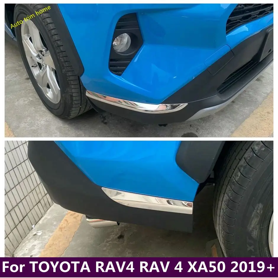 

Front Bumper Corner Strips Protector Panel Cover Trim Fit For TOYOTA RAV4 RAV 4 XA50 2019 - 2022 Car Accessories