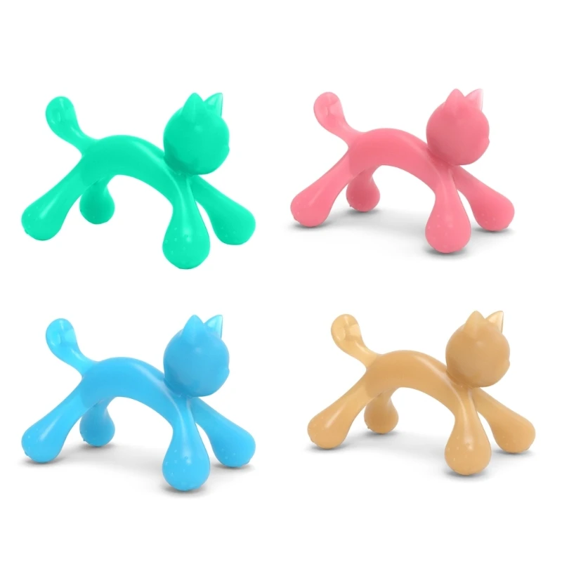 

Safe & Soothing Silicone Teether Soft & Gentle Rubber Teething Toy Chew Toy Animal Teether Toy for Teething Relief
