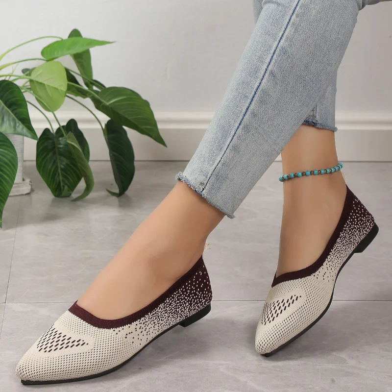 2023 New Shoes for Women Slip on Women's Flats Autumn Pointed Toe Breathable Mesh Shoes Ladies Flat Casual Walking Shoes
2023 New Shoes for Women Slip on Women's Flats Autumn Pointed Toe Breathable Mesh Shoes Ladies Flat Casual Walking Shoes