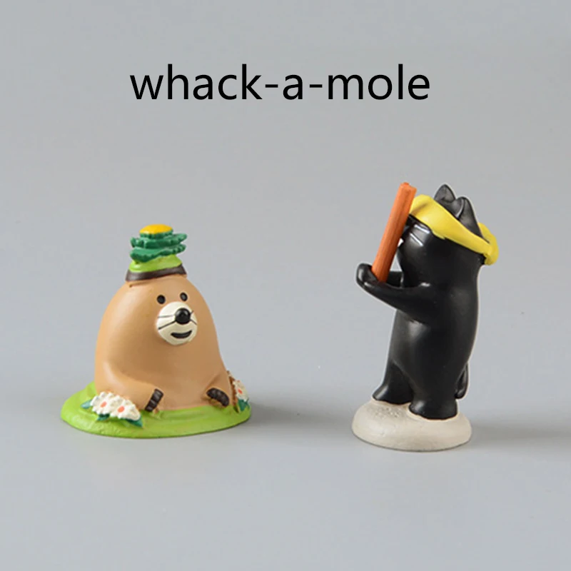 Cartoon Whack-a-mole Hamster Cat Mini Figures Decorations Desktop Home Crafts Fairy Garden Decor Accessories Kids Birthday Toys
Cartoon Whack-a-mole Hamster Cat Mini Figures Decorations Desktop Home Crafts Fairy Garden Decor Accessories Kids Birthday Toys