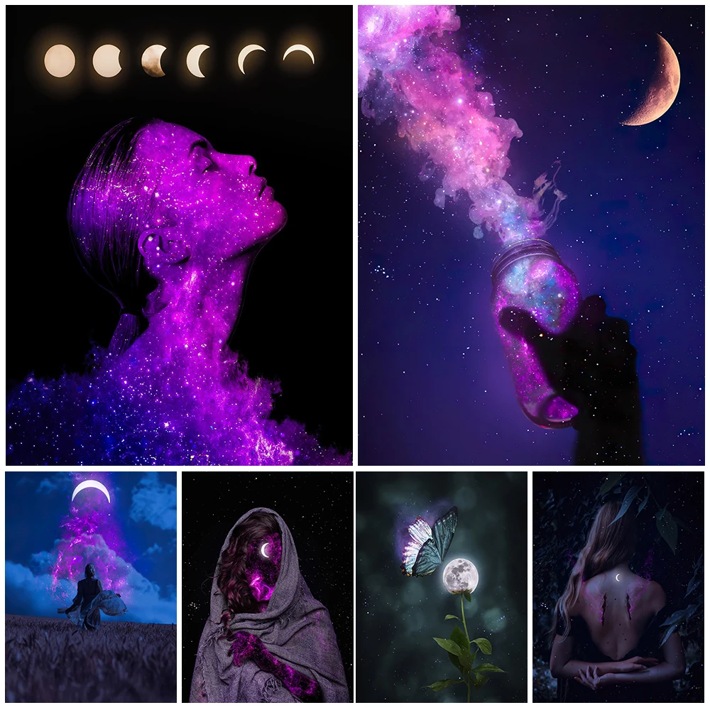 The Witchcraft And Magic Of The Moon Art Poster Print Magic Skeleton,Snake And Butterfly Mysterious Element Wall Art Print Decor
The Witchcraft And Magic Of The Moon Art Poster Print Magic Skeleton,Snake And Butterfly Mysterious Element Wall Art Print Decor