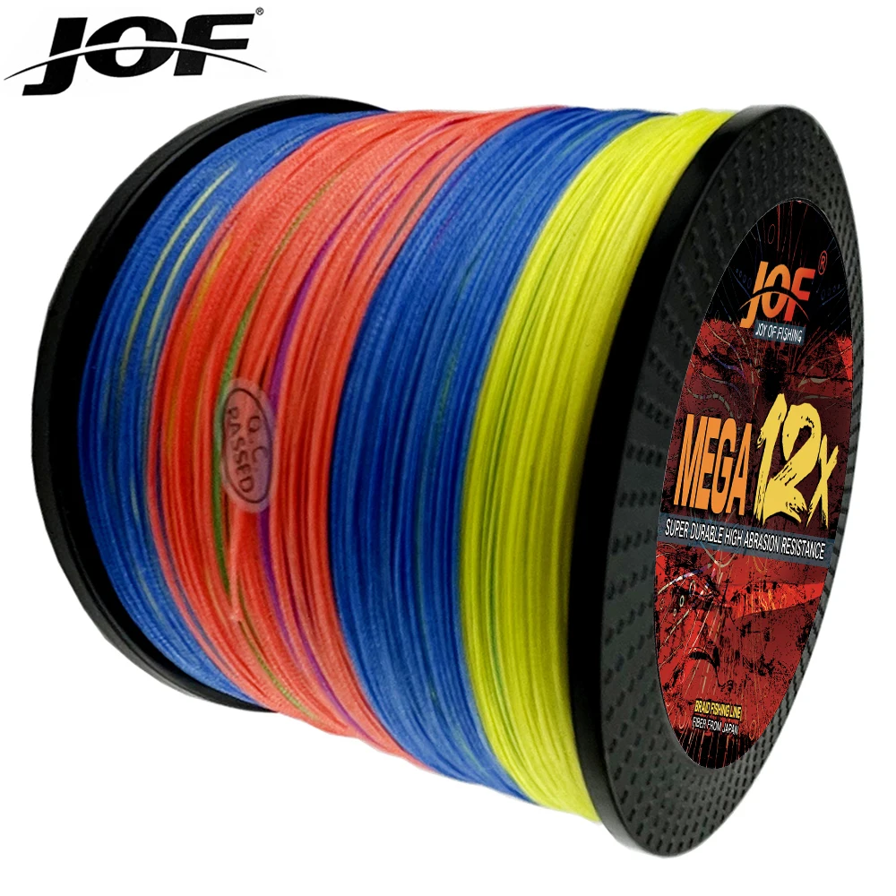 JOF 12 Strands Fishing Line 1000M 500M Multifilament Fishing Line Fishing Accessories Braided Cord For Sea Fishing
JOF 12 Strands Fishing Line 1000M 500M Multifilament Fishing Line Fishing Accessories Braided Cord For Sea Fishing