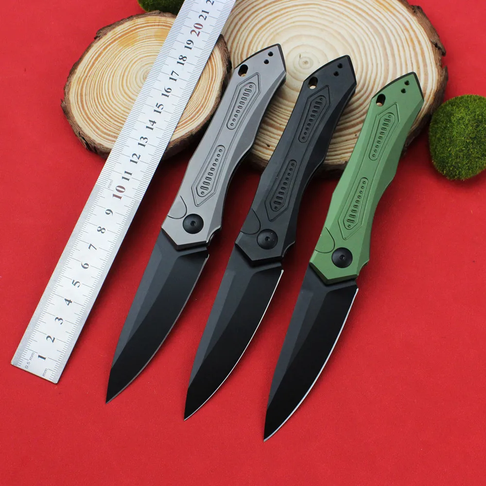 

Launch 6 EDC Folding Knife Tactical Survival CPM-154 Blade Camping Outdoor Pocket Knives Tools CNC Aluminum Handle Knife KS 7800