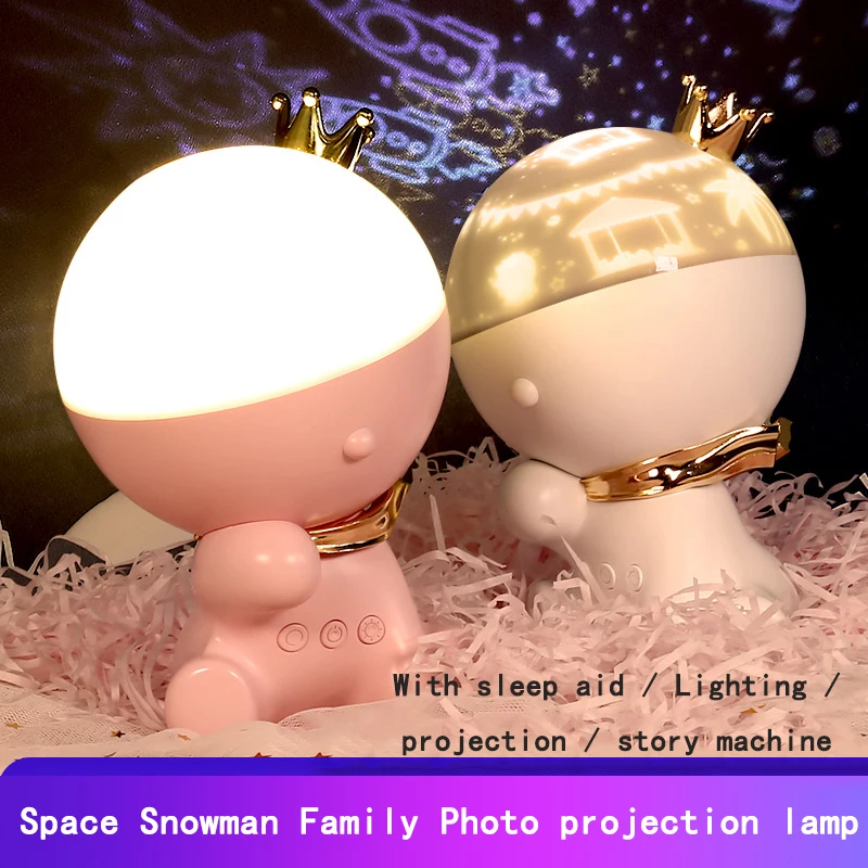 

Starry Sky Rotating Light Projection Desktop Atmosphere LED Night Lamp Charging USB Romantic Dream Sleep Aid Music Player Audio