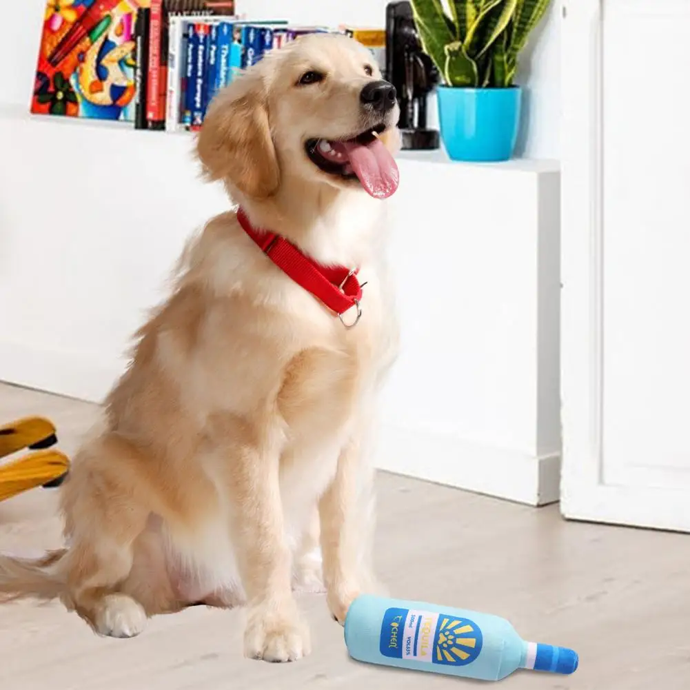 Dog Toy Plush Wine Whiskey Bottle Dog Toy for Medium Small Dogs Squeaky Crinkle Pet Teether Funny Stuffed Dog Toy for Birthday
Dog Toy Plush Wine Whiskey Bottle Dog Toy for Medium Small Dogs Squeaky Crinkle Pet Teether Funny Stuffed Dog Toy for Birthday