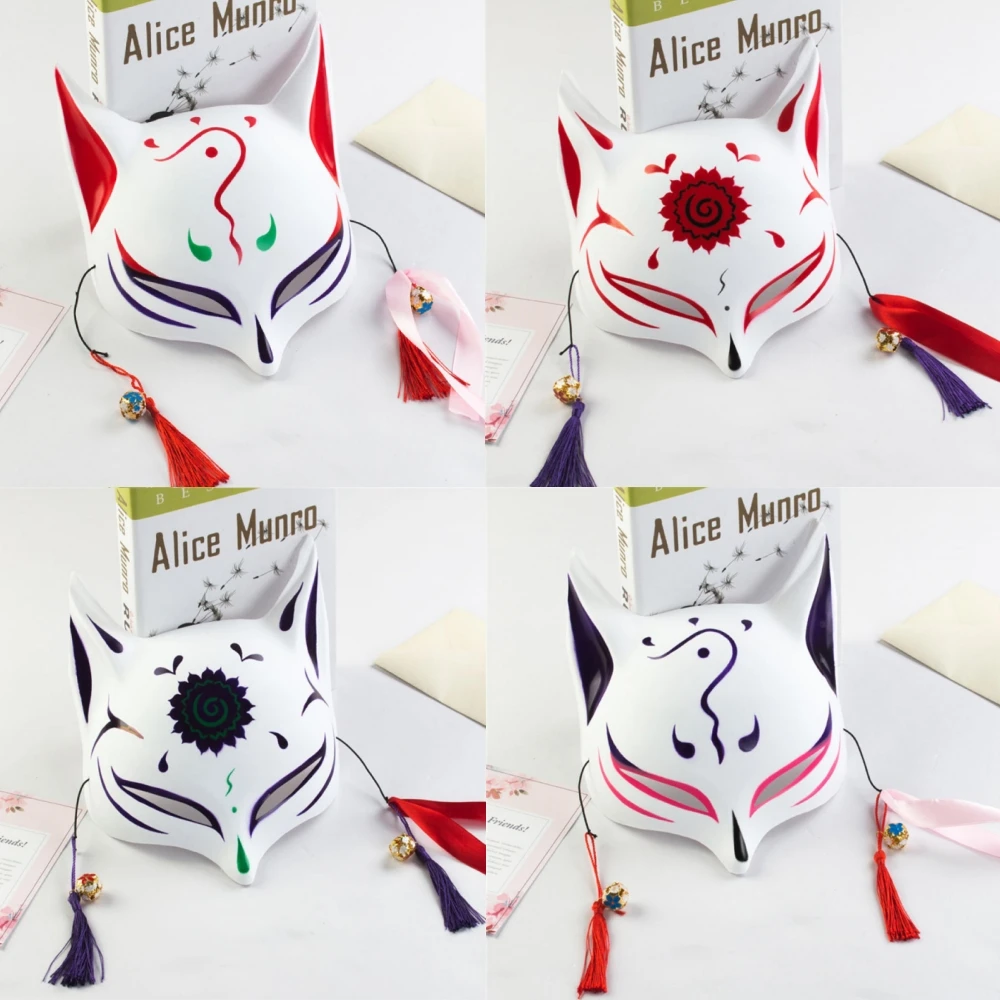 Japanese PVC Fox Mask Demon Cosplay Full Face Hand Painted Masquerade Animal Cosplay Kabuki Cat Masks
Japanese PVC Fox Mask Demon Cosplay Full Face Hand Painted Masquerade Animal Cosplay Kabuki Cat Masks