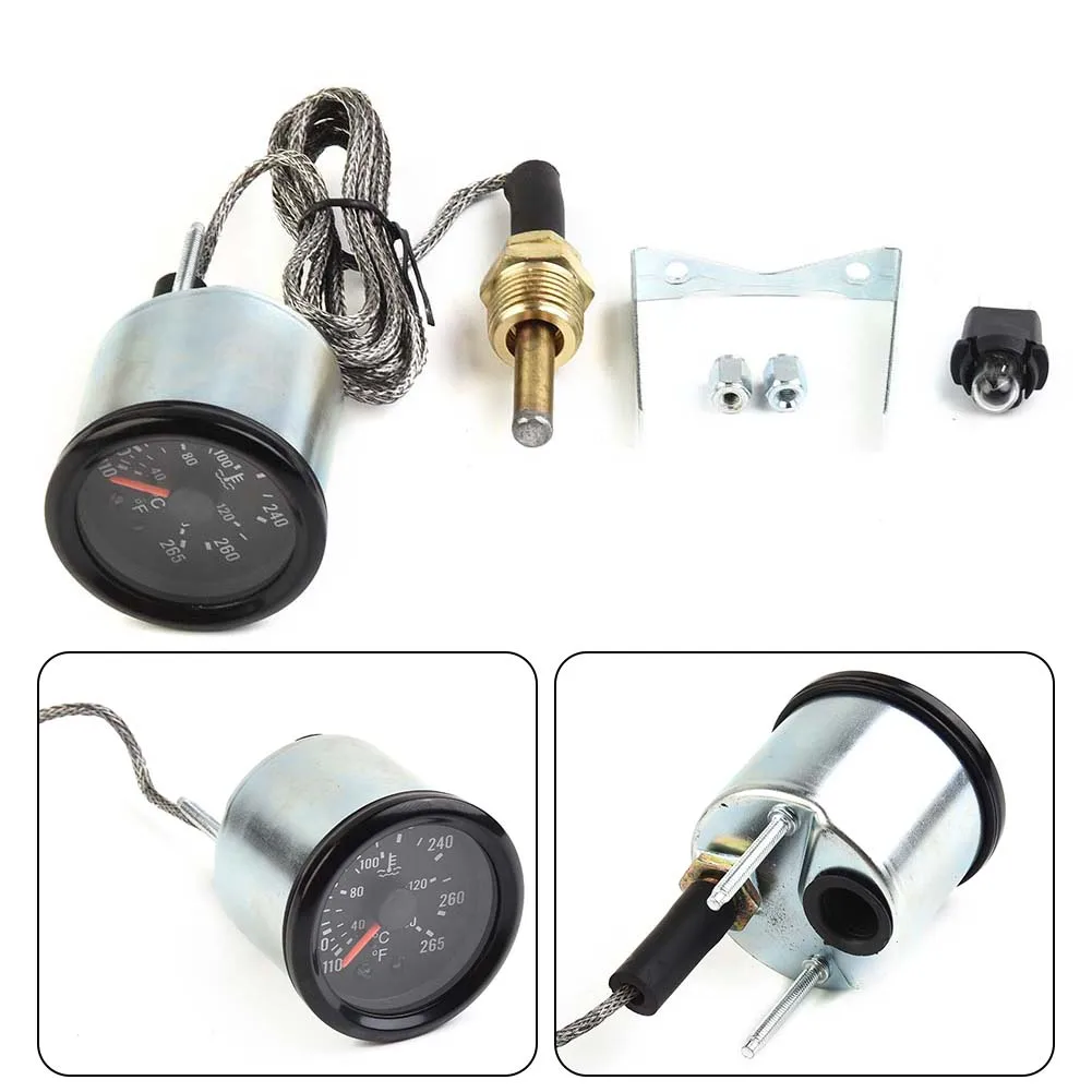 With Sensor Water Temperature Gauge 52mm ABS+Metal Accessories Meter Pointer Mechanical Temperature Sensor High Quality
With Sensor Water Temperature Gauge 52mm ABS+Metal Accessories Meter Pointer Mechanical Temperature Sensor High Quality
