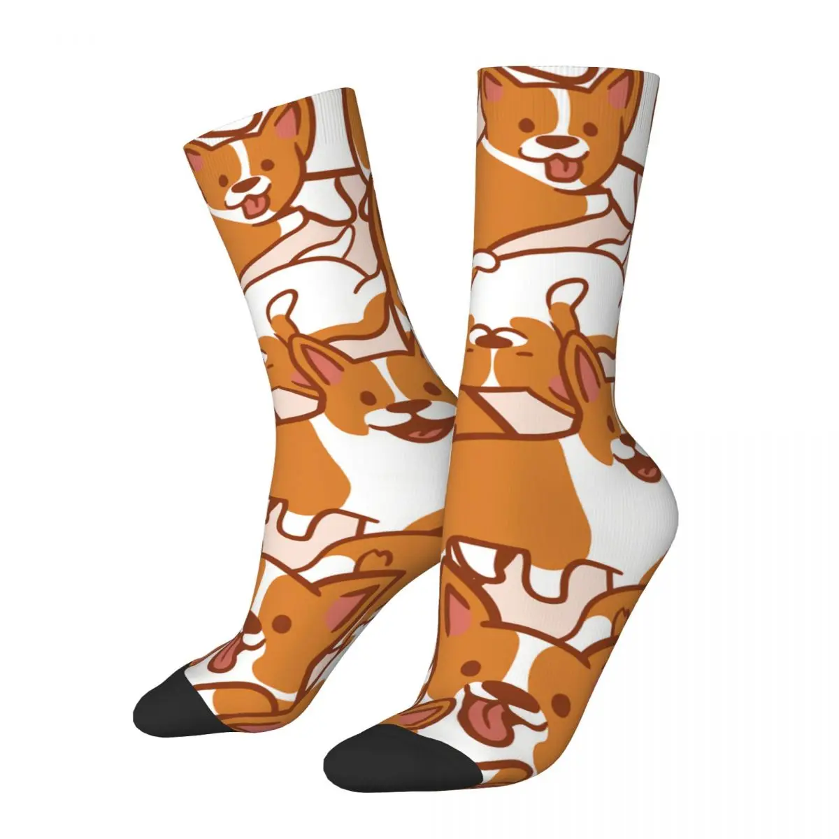 Retro Cartoon Corgis Pattern Men's Socks Dog Lover Man Unisex Novelty Pattern Printed Happy Crew Sock Gift
Retro Cartoon Corgis Pattern Men's Socks Dog Lover Man Unisex Novelty Pattern Printed Happy Crew Sock Gift