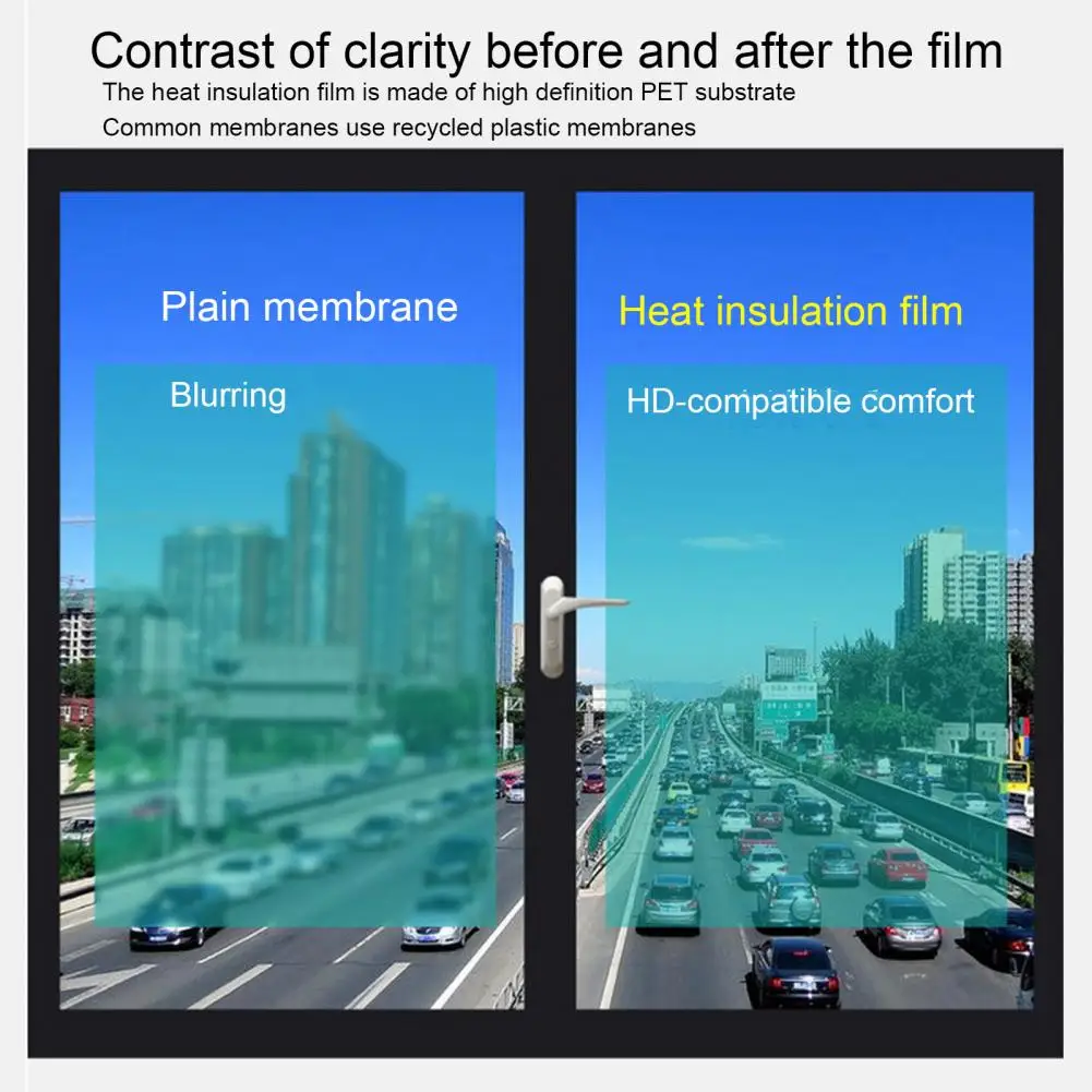 Window Installation Film Convenient High-Clarity One-Way Window Film Kit Glass Insulation Film Indoor Supplies
Window Installation Film Convenient High-Clarity One-Way Window Film Kit Glass Insulation Film Indoor Supplies