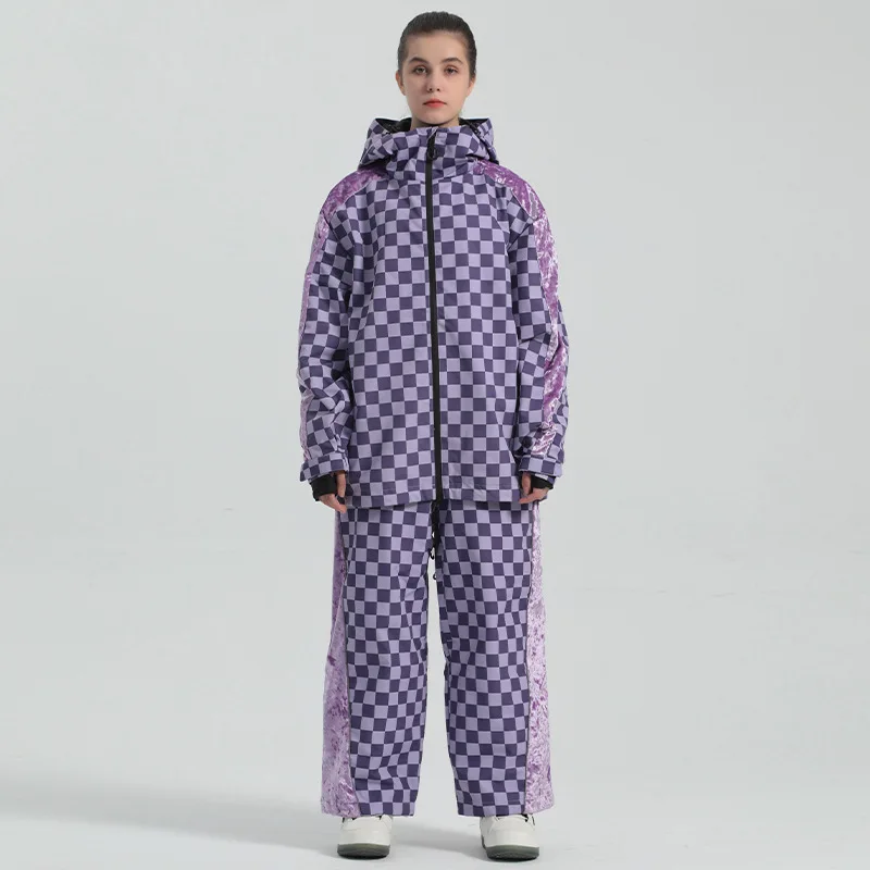 Free Shipping Skiing Set Women New Windproof Breathable Checkered Ski Jacket Pants Waterproof Gsou Snow Women Snow Suit Set
Free Shipping Skiing Set Women New Windproof Breathable Checkered Ski Jacket Pants Waterproof Gsou Snow Women Snow Suit Set