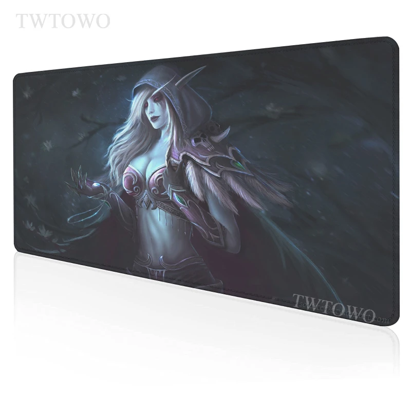 

Wow World of Warcraft Sylvanas Windrunner Mousepad Custom HD Desk Mats keyboard pad Anti-slip Soft Gamer Mouse Mat