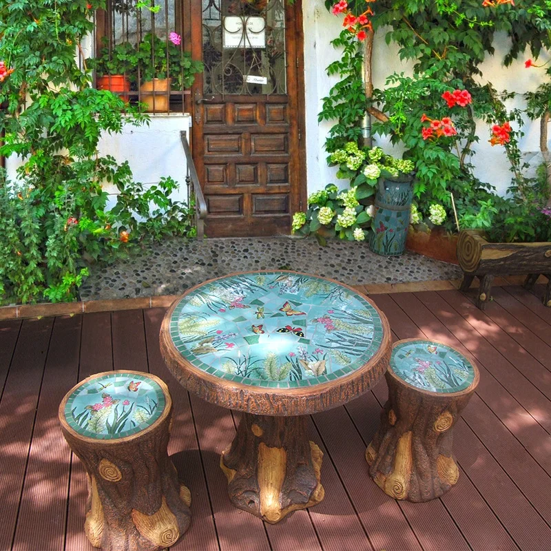 zq Outdoor Table and Chair Set Ceramic Leisure Tea Table Three-Piece Table and Chair Landscape Decoration
zq Outdoor Table and Chair Set Ceramic Leisure Tea Table Three-Piece Table and Chair Landscape Decoration