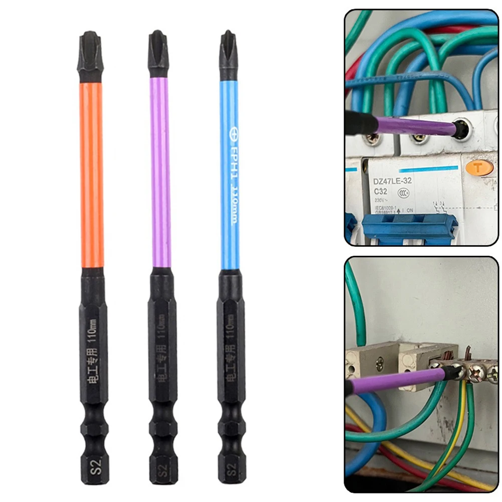 3pcs 65/110/150mm Magnetic Special Slotted Cross Screwdriver Bit Electrician FPH1 FPH2 FPH3 Nutdrivers Hand Tools Accessories
3pcs 65/110/150mm Magnetic Special Slotted Cross Screwdriver Bit Electrician FPH1 FPH2 FPH3 Nutdrivers Hand Tools Accessories