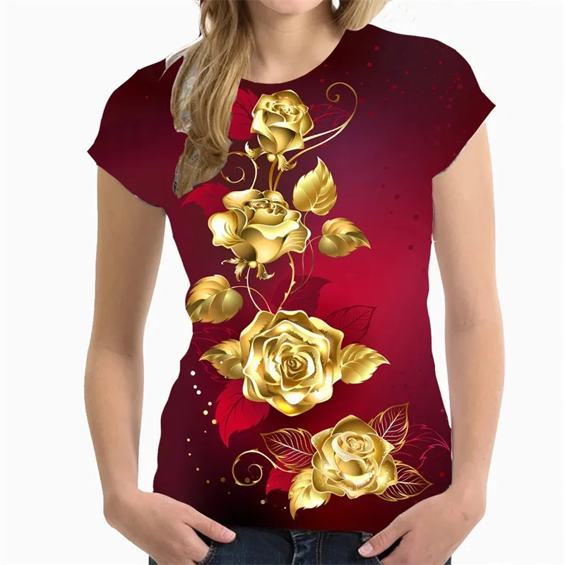 New Harajuku 3D Print Colorful Floral T Shirt Flowers Roses Graphic T Shirts Women Fashion Tee Shirts Girl Clothing Short Shirts
New Harajuku 3D Print Colorful Floral T Shirt Flowers Roses Graphic T Shirts Women Fashion Tee Shirts Girl Clothing Short Shirts