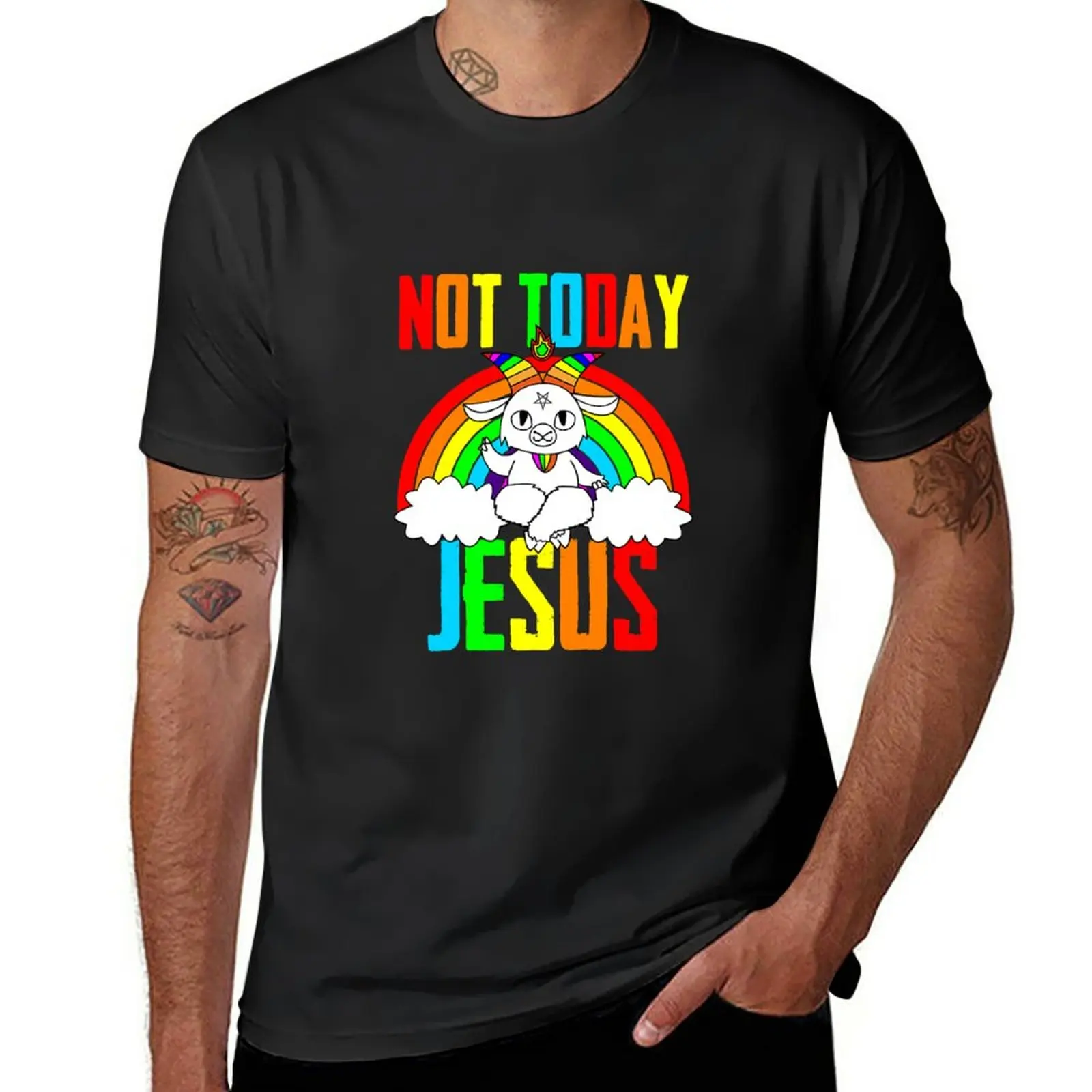 New Not Today Jesus Cute Rainbow Cartoon T-Shirt Blouse anime boys animal print shirt aesthetic clothes plain t shirts men
New Not Today Jesus Cute Rainbow Cartoon T-Shirt Blouse anime boys animal print shirt aesthetic clothes plain t shirts men
