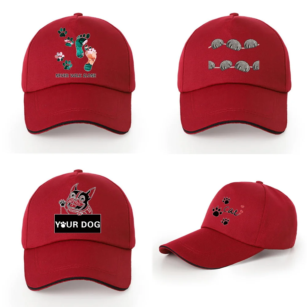 Unisex Summer Baseball Cap Sunscreen Visors Hats Footprints Series Adjustable Snapback Hat Men Street Casual Sport Hip Hop Caps
Unisex Summer Baseball Cap Sunscreen Visors Hats Footprints Series Adjustable Snapback Hat Men Street Casual Sport Hip Hop Caps