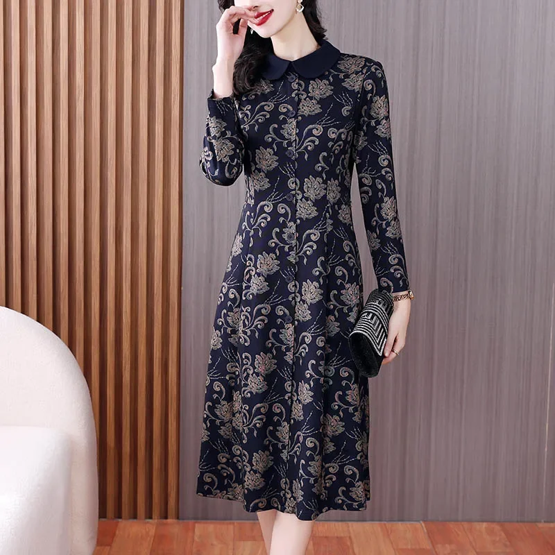 Temperament Women Elegant Classic Vintage Elegant Dress Office Lady Workplace Fashion High Quality Dignified Dresses
Temperament Women Elegant Classic Vintage Elegant Dress Office Lady Workplace Fashion High Quality Dignified Dresses