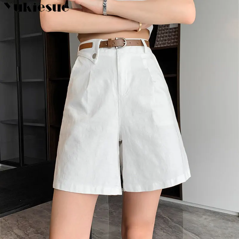 2023 Summer Korean Harajuku Loose High Waist Vintage Cargo Style Lady Short Pants With Belt Wide Leg Casual Streetwear Short
2023 Summer Korean Harajuku Loose High Waist Vintage Cargo Style Lady Short Pants With Belt Wide Leg Casual Streetwear Short