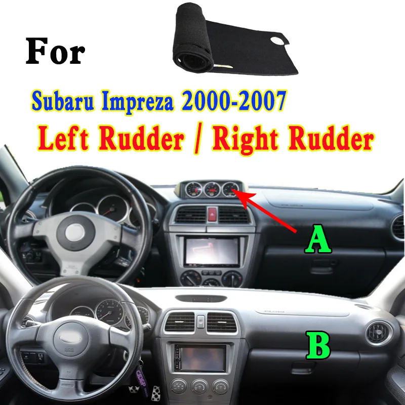 For Subaru UK300 Impreza WRX GD GG9 2000-2007 Dashmat Dashboard Cover Instrument Panel Insulation Sunscreen Protective Pad
For Subaru UK300 Impreza WRX GD GG9 2000-2007 Dashmat Dashboard Cover Instrument Panel Insulation Sunscreen Protective Pad