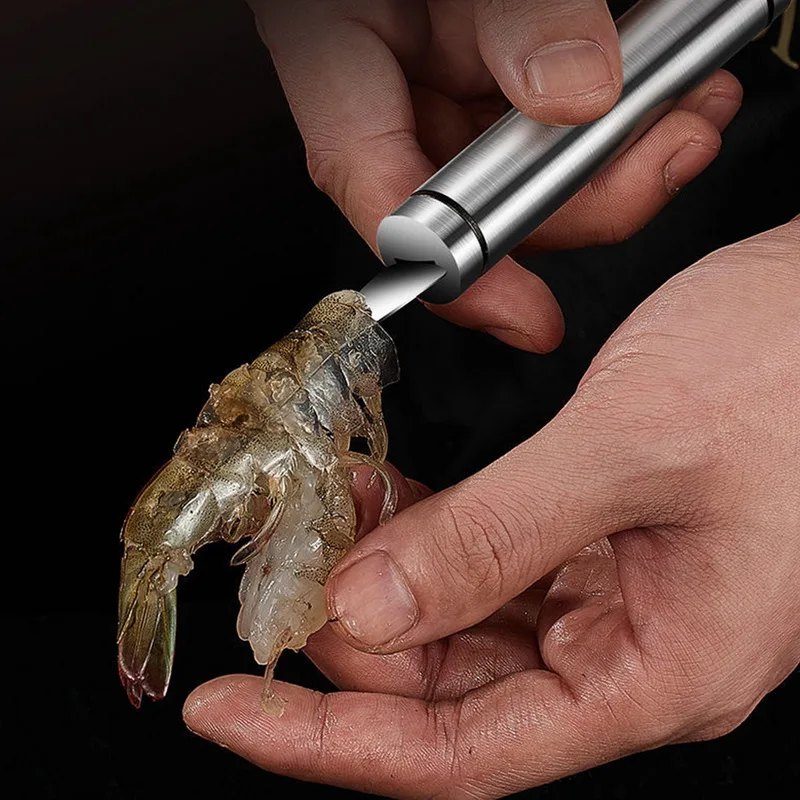 Portable 304 Stainless Steel Shrimp Opener Shrimp Line Remover Fish Scale Peeler Cleanning Tool Kitchen Gadgets
Portable 304 Stainless Steel Shrimp Opener Shrimp Line Remover Fish Scale Peeler Cleanning Tool Kitchen Gadgets