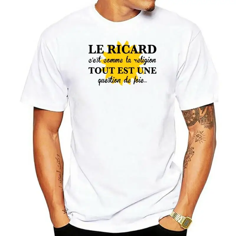 

Men t shirt Le Ricard C'est Comme La Religion Tout Est Une Question De Foie Version2 Women t-shirt