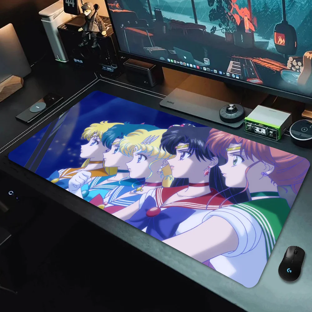 

Mousepad Desktop Pad Game Anime Sakura Mousepad Gaming Many people love it Mouse Pad Large Deak Mat Gift for Boys for oIverwatch