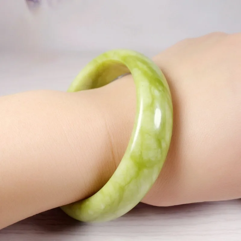 Natural Green Yellow Jade Stone Bracelets Bangle Carved Fashion Fine Jewelry Jadeite Boutique Charm Amulet Gifts for Women Men
Natural Green Yellow Jade Stone Bracelets Bangle Carved Fashion Fine Jewelry Jadeite Boutique Charm Amulet Gifts for Women Men