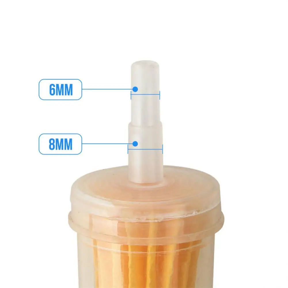 Universal Inline Gas/Fuel Filter 6MM-8MM 1/4" For Lawn Mower Small Engine Auto Accessories Motorcycle Accessories Oil Filt
Universal Inline Gas/Fuel Filter 6MM-8MM 1/4" For Lawn Mower Small Engine Auto Accessories Motorcycle Accessories Oil Filt