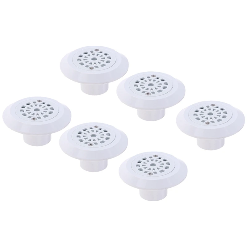 6Pcs Swimming Pool Accessories Replacement Round ABS Swimming Pool Drain Water Outlet
6Pcs Swimming Pool Accessories Replacement Round ABS Swimming Pool Drain Water Outlet