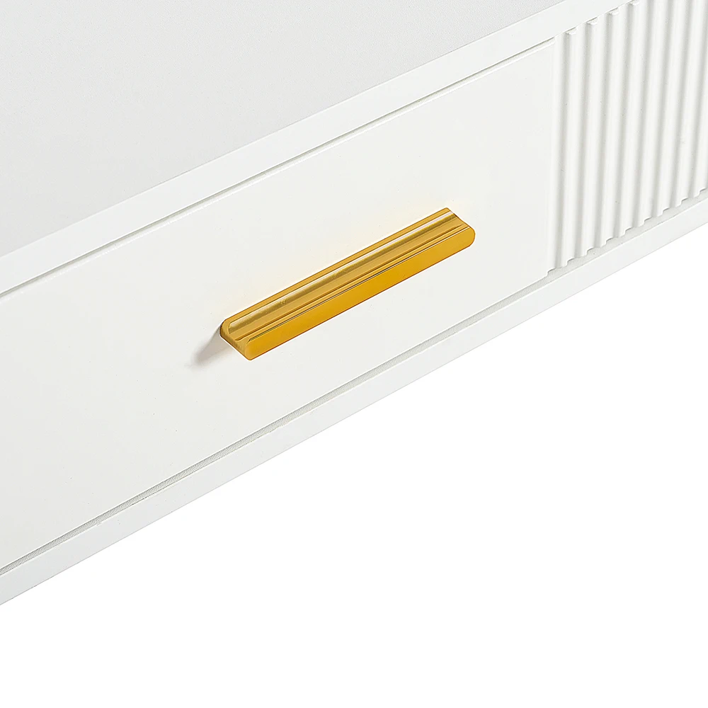 KOMHTOM Desk with 2 drawers and metal feet white S65da55e14fb745e19e7a9f3de36c0bd1S