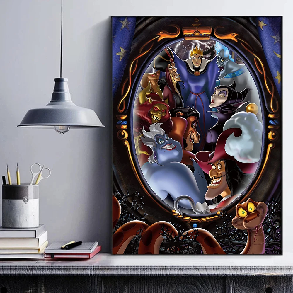 Disney Movie Villain Magic Mirror Canvas Painting Evildoer Cartoon Picture Print Poster For Kids Living Room Home Wall Art Decor
Disney Movie Villain Magic Mirror Canvas Painting Evildoer Cartoon Picture Print Poster For Kids Living Room Home Wall Art Decor