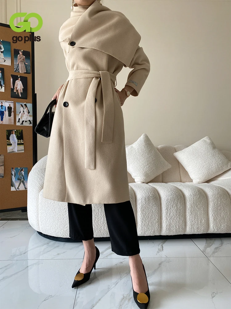 GOPLUS Women's Clothes Korean Style Black Long Coat Winter Woolen Jacket Manteaux Laines Femmes Giubbotto Donna Invernale C60468
GOPLUS Women's Clothes Korean Style Black Long Coat Winter Woolen Jacket Manteaux Laines Femmes Giubbotto Donna Invernale C60468