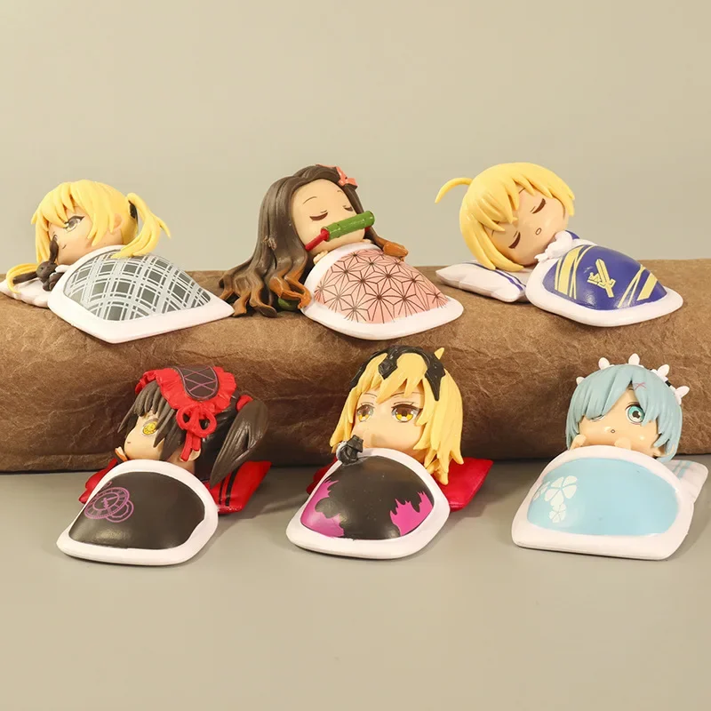 Фигурки периферийных продуктов 6 шт., игрушки Tomioka Giyuu Agatsuma Zenitsu Kamado Tanjirou Kamado Nezuko Hashibira Inosuke, подарок
Фигурки периферийных продуктов 6 шт., игрушки Tomioka Giyuu Agatsuma Zenitsu Kamado Tanjirou Kamado Nezuko Hashibira Inosuke, подарок