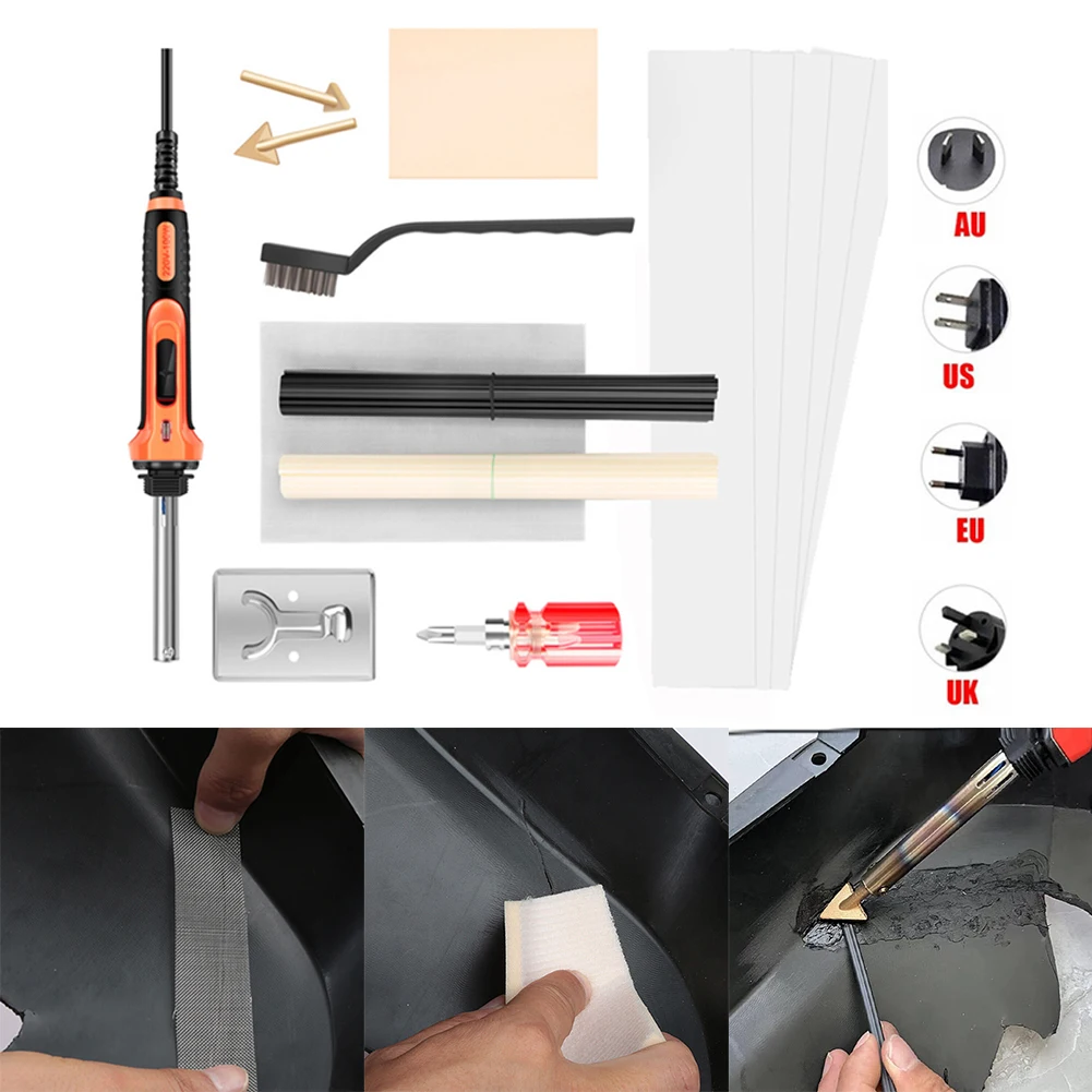 1x 100W Soldering Iron Kit Plastic Welding Welder Car Bumper Dashboard Repair Handheld Tools High Quality Parts & Accessories
1x 100W Soldering Iron Kit Plastic Welding Welder Car Bumper Dashboard Repair Handheld Tools High Quality Parts & Accessories