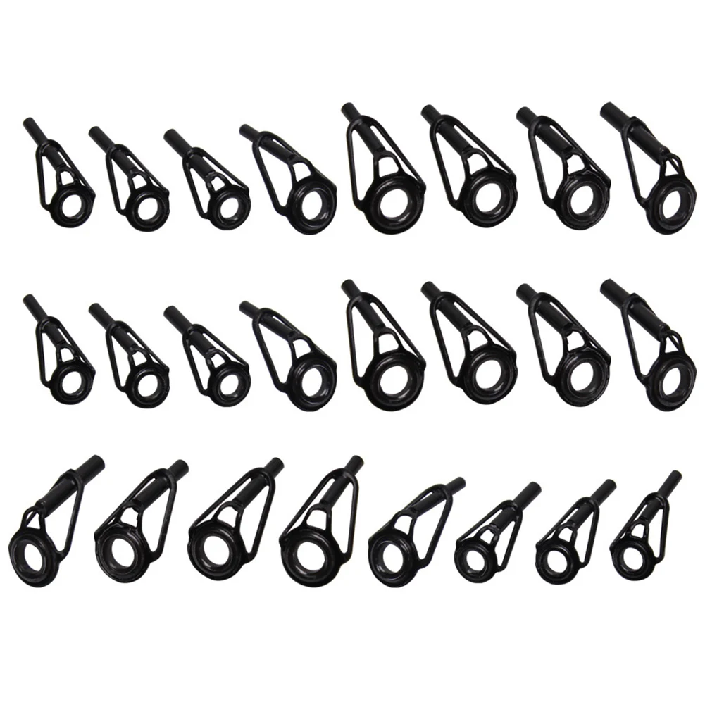 Fishing Rod Tip Guide Tips Professional Grade 24pcs Fishing Rod Tip Repair Kit Stainless Steel Ceramic Ring Guides Set
Fishing Rod Tip Guide Tips Professional Grade 24pcs Fishing Rod Tip Repair Kit Stainless Steel Ceramic Ring Guides Set