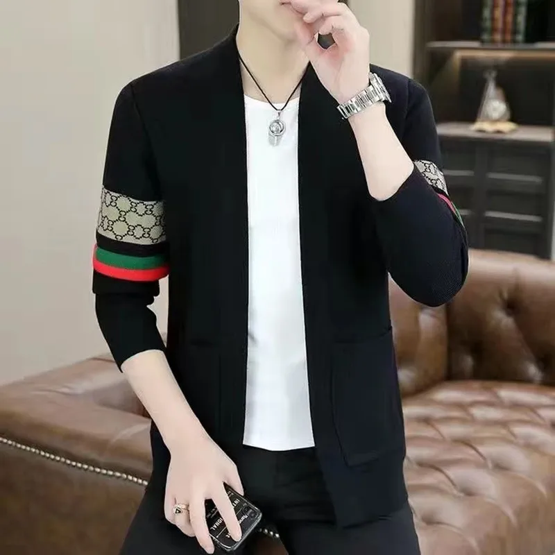 Men's Knitwear Spring and Autumn Fashion Casual Trendy Brand Popular Long Sleeve Jacket Top European Knit Cardigan Slim Fit
Men's Knitwear Spring and Autumn Fashion Casual Trendy Brand Popular Long Sleeve Jacket Top European Knit Cardigan Slim Fit