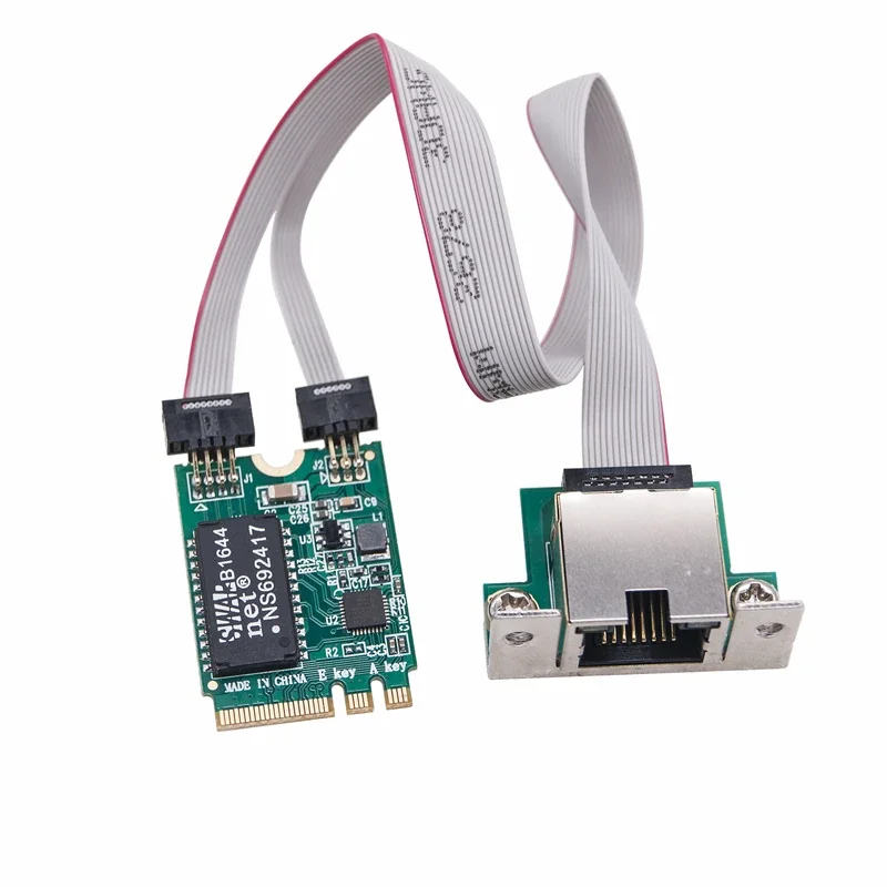 Новая сетевая карта M.2 A + E Gigabit Ethernet M2 к порту RJ45 COM Lan адаптер 10/100 Мбит/с сетевой адаптер RTL8111H/RTL8111F чип
Новая сетевая карта M.2 A + E Gigabit Ethernet M2 к порту RJ45 COM Lan адаптер 10/100 Мбит/с сетевой адаптер RTL8111H/RTL8111F чип