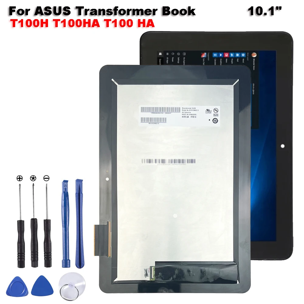 

AAA+ For ASUS Transformer Book T100H T100HA T100 HA FP-ST101SI010AKF-01X LCD Display Touch Screen Digitizer Glass Assembly