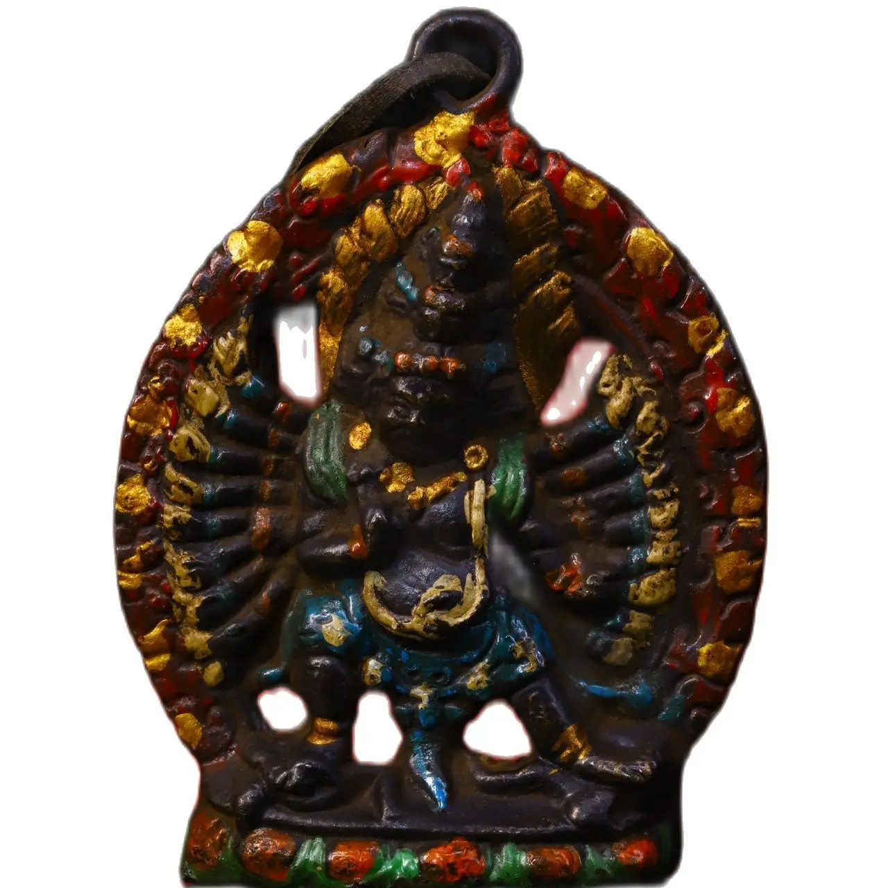 Collect Tibetan Buddhism Handmade Old Bronze Draw Color Yamantaka Statue,Home Decor Metal Crafts,Height 9cm,Width 7cm
Collect Tibetan Buddhism Handmade Old Bronze Draw Color Yamantaka Statue,Home Decor Metal Crafts,Height 9cm,Width 7cm