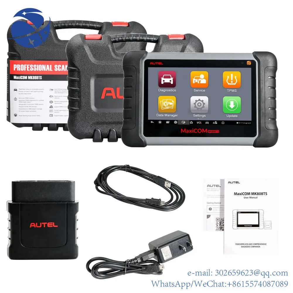 

yyhc Upgraded of TS601/TS508 28+ Services Auto TPMS Universal Tire Sensor Scanner Autel MaxiCOM MK808TS Diagnostic