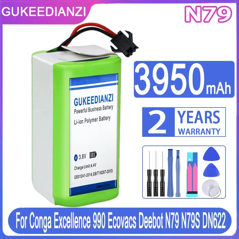 GUKEEDIANZI 3950mAh Replacement Battery for Deebot N79S, N79, DN622, Robovac 11, 11S, 11S Max, Conga Excellent 990, IKOHS S15
GUKEEDIANZI 3950mAh Replacement Battery for Deebot N79S, N79, DN622, Robovac 11, 11S, 11S Max, Conga Excellent 990, IKOHS S15